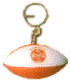 rugby key chain